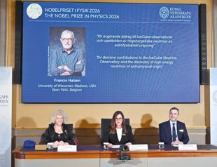 Nobel Prize in physics goes to Francis Halzen for work on neutrino observatory