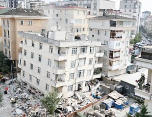 Two dead after 7-story building partially collapses in Istanbul
