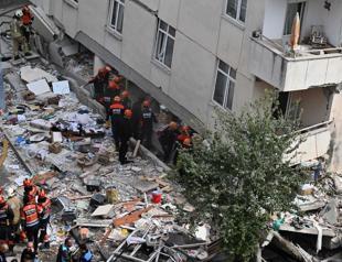 Five confirmed dead in Istanbul building collapse as search wraps up
