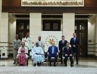 Erdoğan receives credentials from five ambassadors