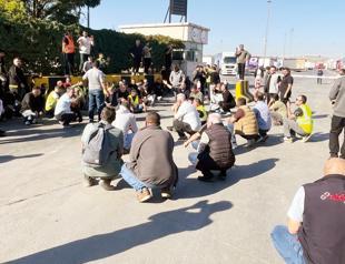 Truckers protest visa delays at Türkiye-Bulgaria border