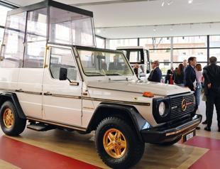 Popemobile exhibition is unveiled at the Vatican