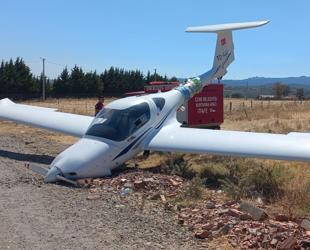 Emergency landing in Çanakkale injures two