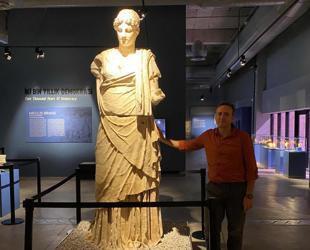 Hellenistic-era statue of Hestia unveiled at Manisa Museum