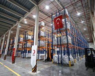 Stock center opens in Mersin to boost aid delivery to crisis zones