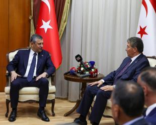 CHP leader visits Turkish Cyprus to hold high-level talks
