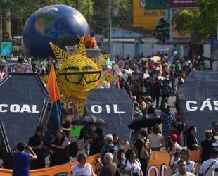 Massive march in Brazil marks first big UN climate protest in years