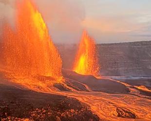 Hawaiis Kilauea volcano nears year-long eruption
