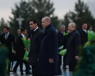 Erdoğan urges global dialogue for peace at Turkmenistan forum