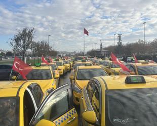 Istanbul taxi drivers rally against illegal ride services