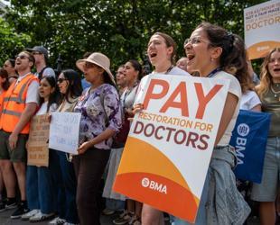 Doctors in England to strike as super flu surges