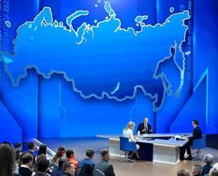Putin hails Ukraine gains, threatens more, in annual press conference
