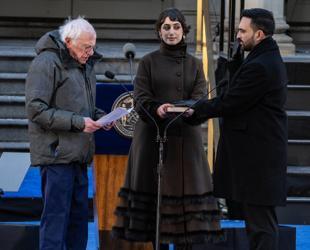 New York mayor Mamdani pledges left-wing success after taking office