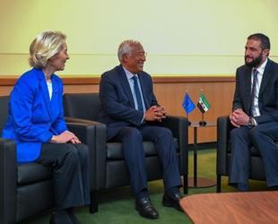 Syrian President Sharaa meets with EU chief von der Leyen