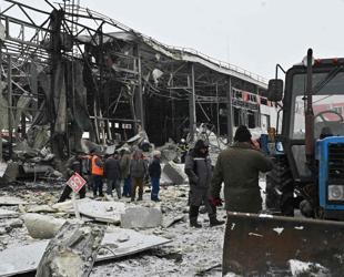 Russian drone strike kills woman in Kharkiv