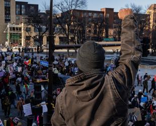 Thousands rally in Minneapolis as immigration anger boils