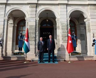Erdoğan welcomes Jordan’s King Abdullah in Istanbul