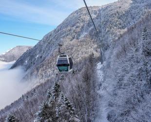 Cable car offers fast, panoramic route to Uludağ’s slopes