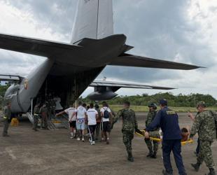 At least 66 dead after Colombia military transport plane crashes