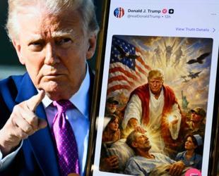 Trump deletes Jesus post of himself after outcry