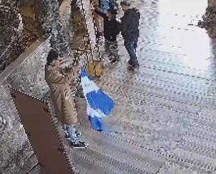 Two Greeks held for waving Orthodox Christian flag at Hagia Sophia