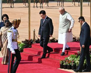 South Koreas Lee in India for talks on shipping, AI