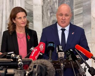 New Zealand PM Luxon survives leadership vote