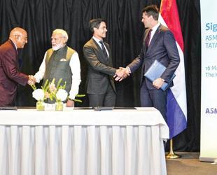 ASML signs semi-conductor deal with Tata Electronics