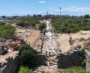 Excavations reveal road to ancient Side’s second main gate
