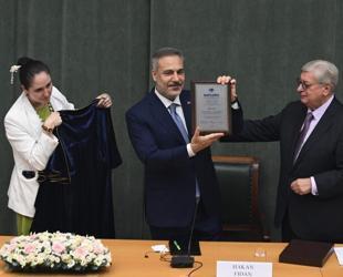Fidan awarded honorary doctorate by Moscow diplomacy institute