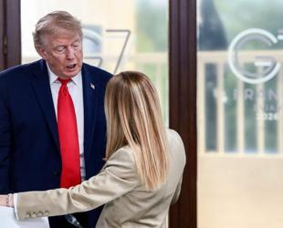 Outrage in Italy after Trump says Meloni begged for photo op