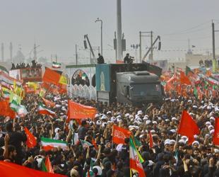 Crowds bid farewell to Khamenei in Iranian holy city of Qom