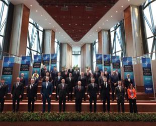 Defense chief hosts NATO counterparts at military HQs