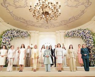 Turkish first lady hosts NATO leaders’ spouses in Ankara