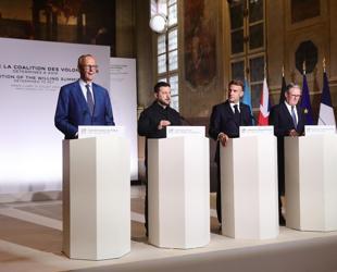 Ukraine allies pledge more air defense, pressure Russia