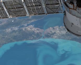 NASA captures turquoise plankton blooms in Black Sea