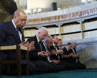Erdoğan hails Hagia Sophia’s 6th year as mosque