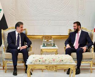 Barzani meets Sharaa for talks on SDF accord