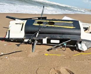 More UAV debris washes ashore on Black Sea coast