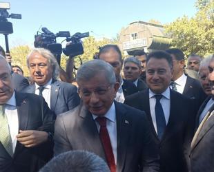 Former PM Davutoğlu testifies in probe into alleged insult