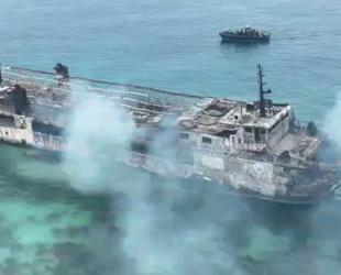 Philippine ferry fire kills 5, dozens missing