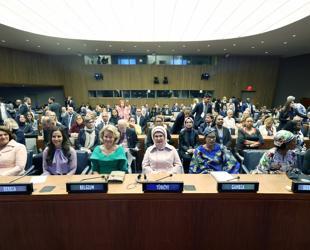 Turkish first lady holds talks in New York