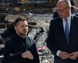 Russia strikes hit Kiev as Germany’s Merz visits