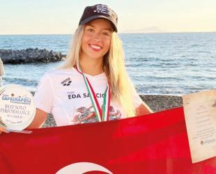 Eda Savcıgil sets dual records in Catalina channel swim