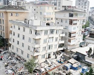 Two dead after 7-story building partially collapses in Istanbul