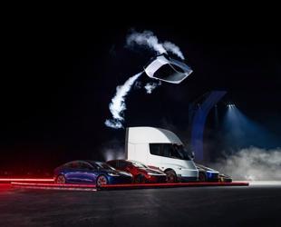 Tesla unveils Roadster with compressed-air thrusters