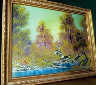 First Bob Ross TV painting goes on sale