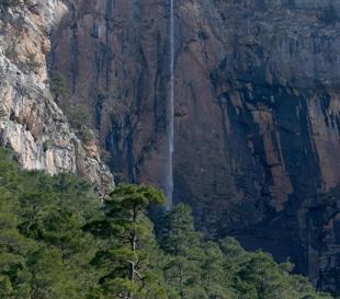 Uçansu Waterfall bursts back to life