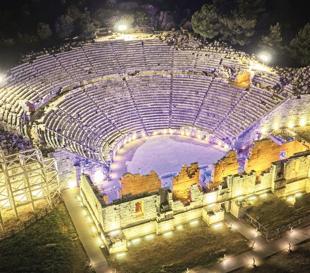 Patara welcomes visitors after dark