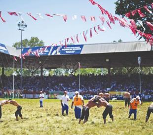Kırkpınar Oil Wrestling tournament in Edirne
